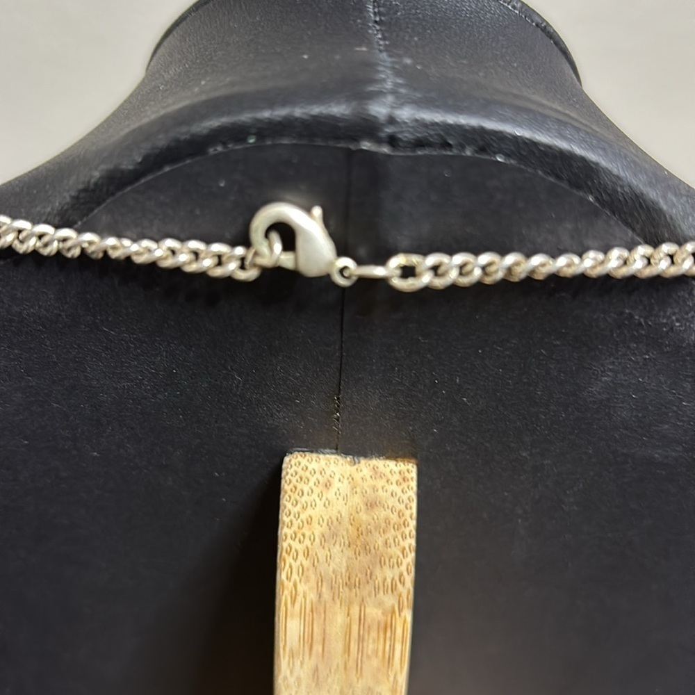 925 Lapis Purple Quartz Druzy Iolite Biwa Pearl Gemstone Silver Necklace​ - Picture 6 of 9